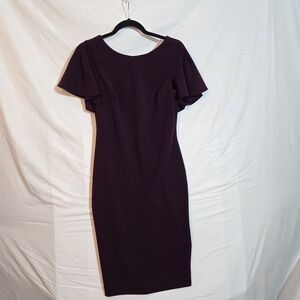 Calvin Klein Deep Purple Midi Dress